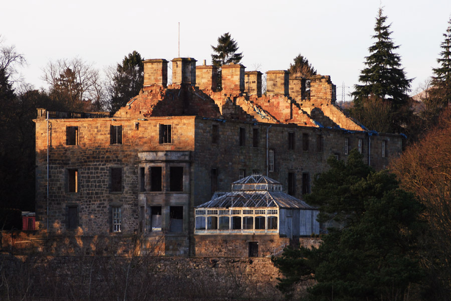 Leslie House Castle in Leslie (Fife), Fife Stravaiging around Scotland